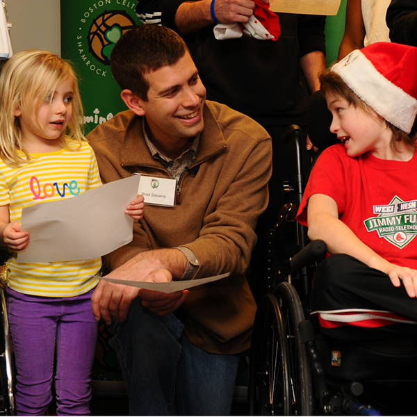 Boston Celtics Children's Hospital Visit