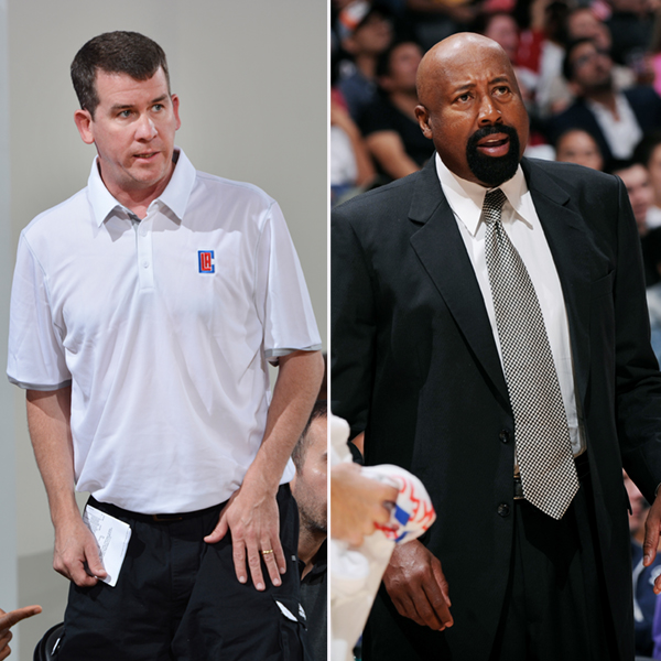 Brendan O'Connor and Mike Woodson