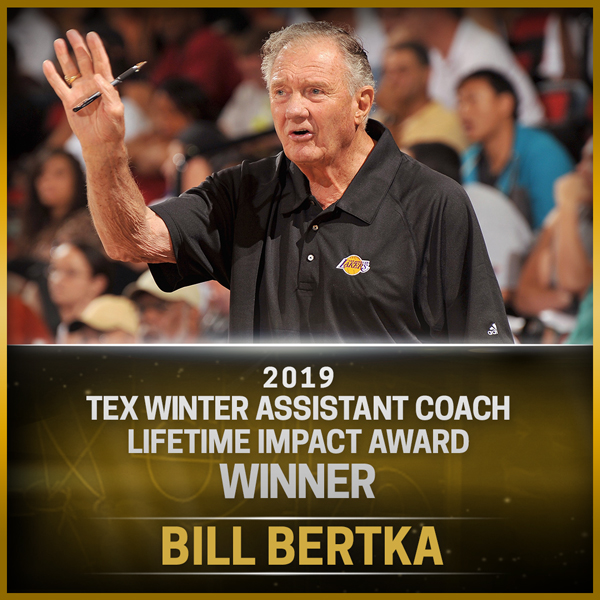 Bill Bertka Named 2019 Tex Winter Assistant Coach Lifetime Impact Award  winner | The Official Website of The NBA Coaches Association