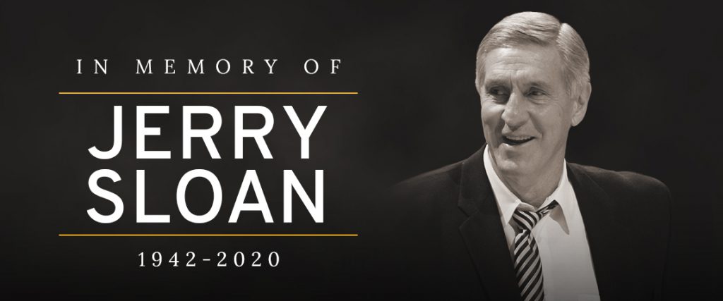Former Utah Jazz coach and basketball hall of famer Jerry Sloan