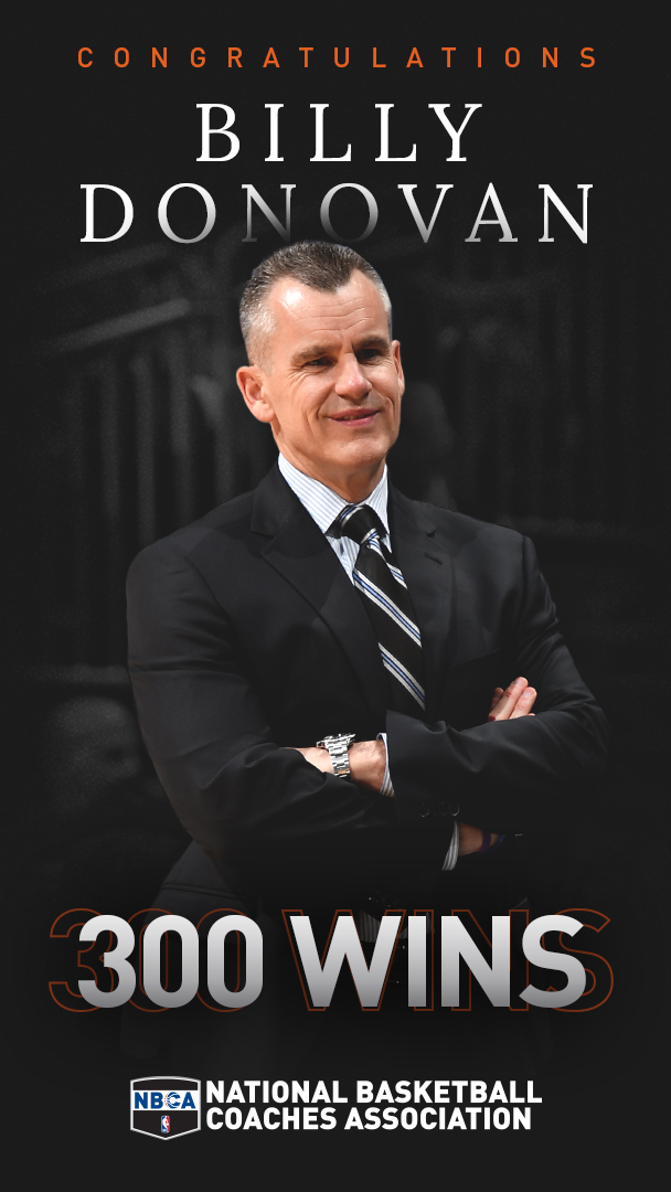 Billy Donovan Reaches 300 Career Coaching Wins The Official site