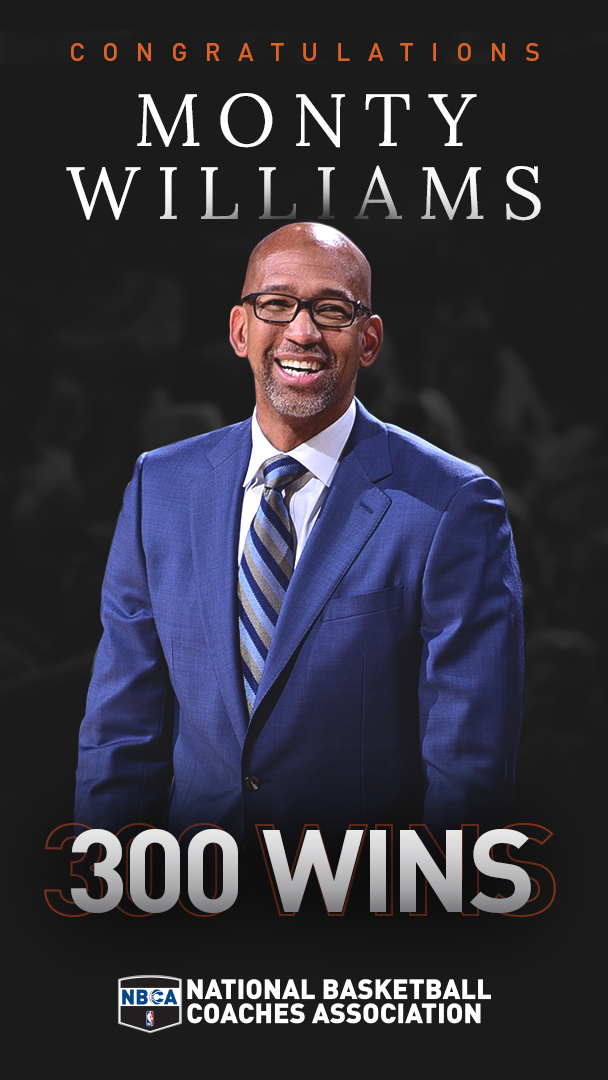 Monty Williams Reaches 300 Career Coaching Wins The Official site