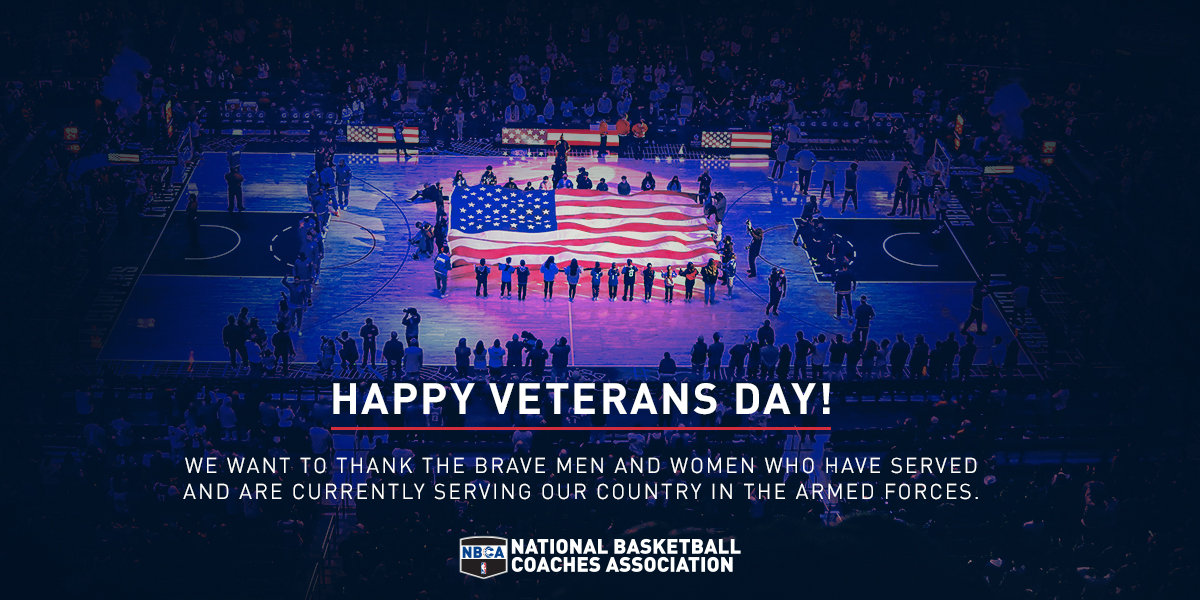 Happy Veterans Day! The Official Website of The NBA Coaches Association