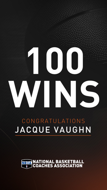 Jacque Vaughn Reaches 100 Career Head Coaching Wins | The Official